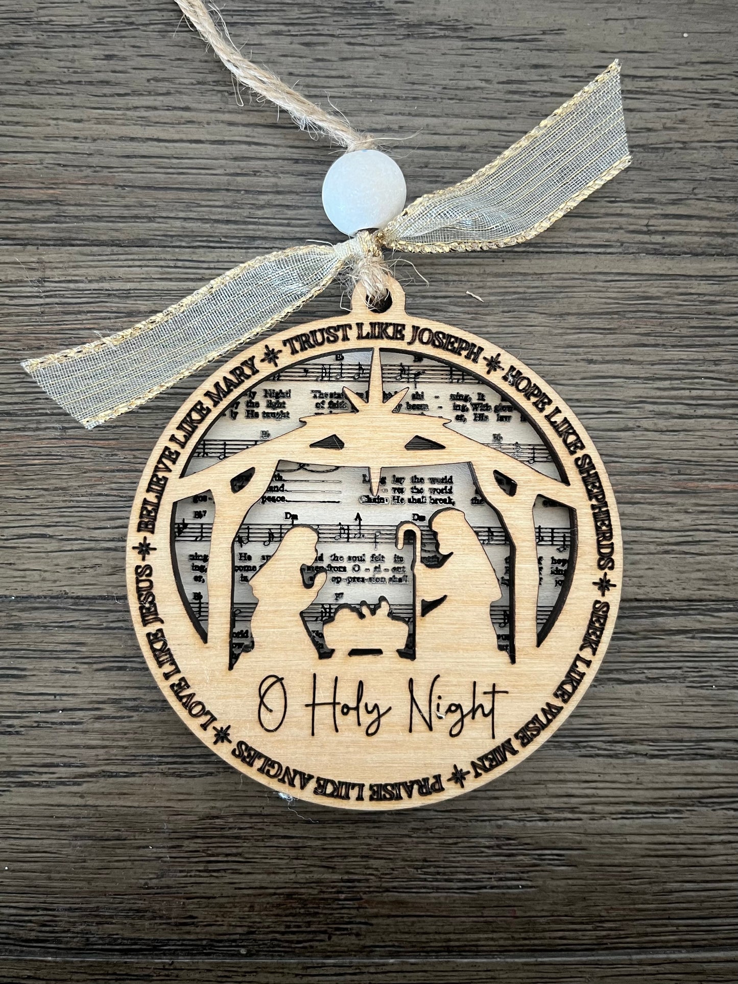 Oh holy night ornament