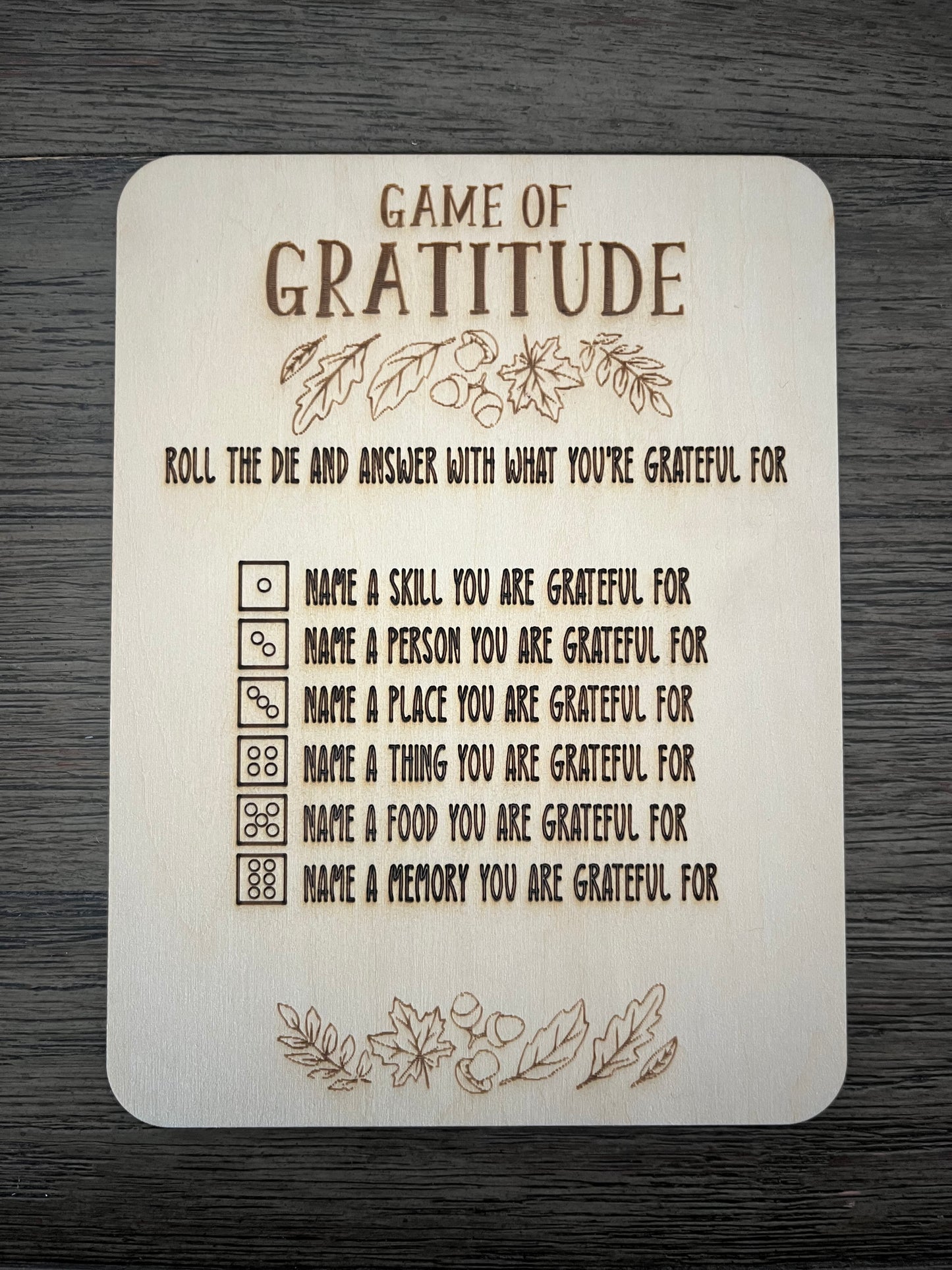 Game of Gratitude