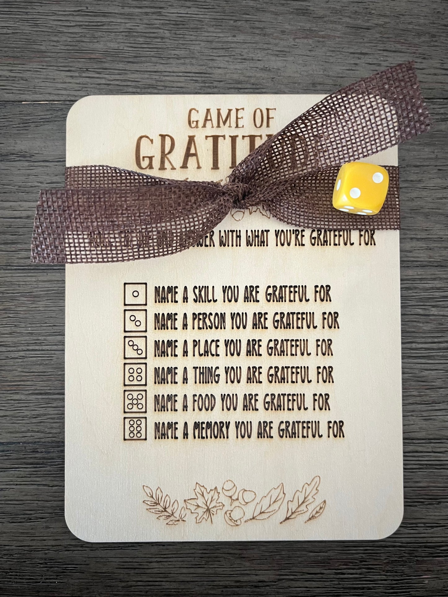 Game of Gratitude