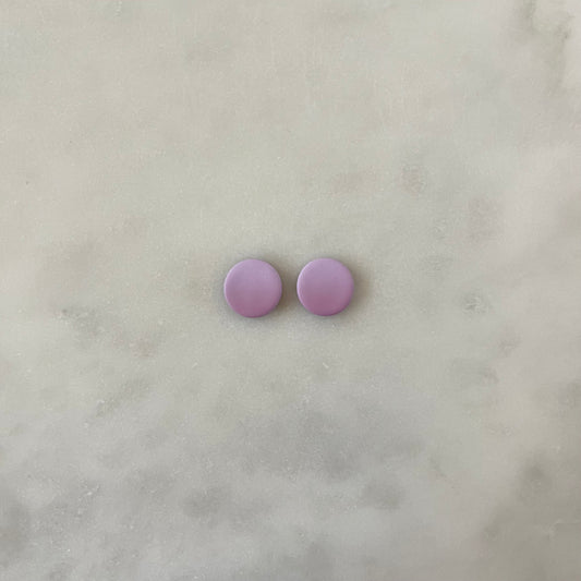 Purple ombré studs