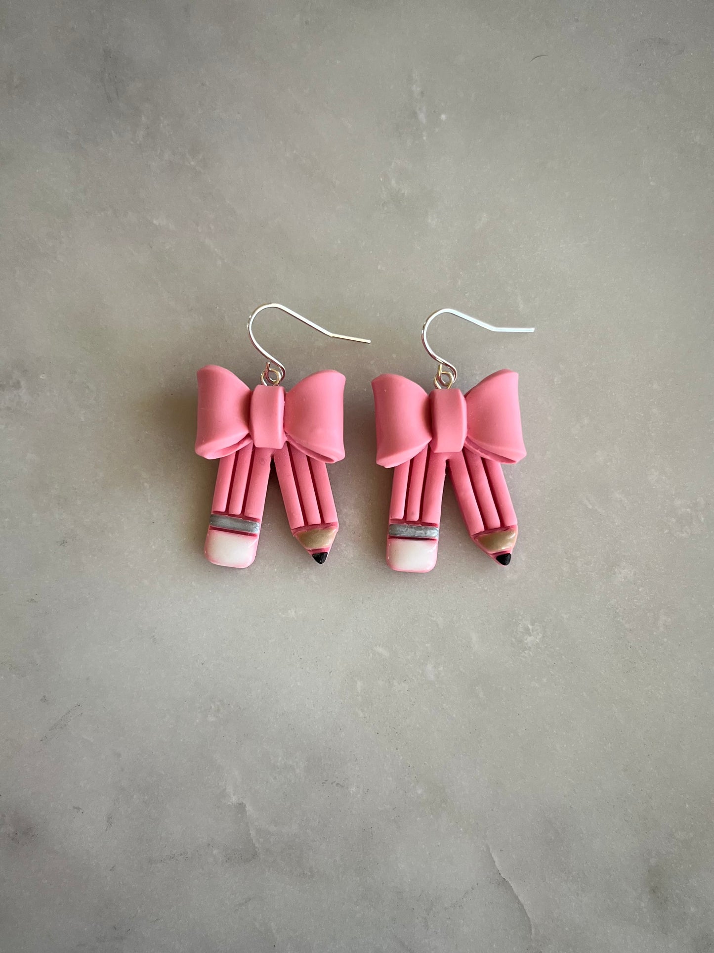 Pink pencil bows