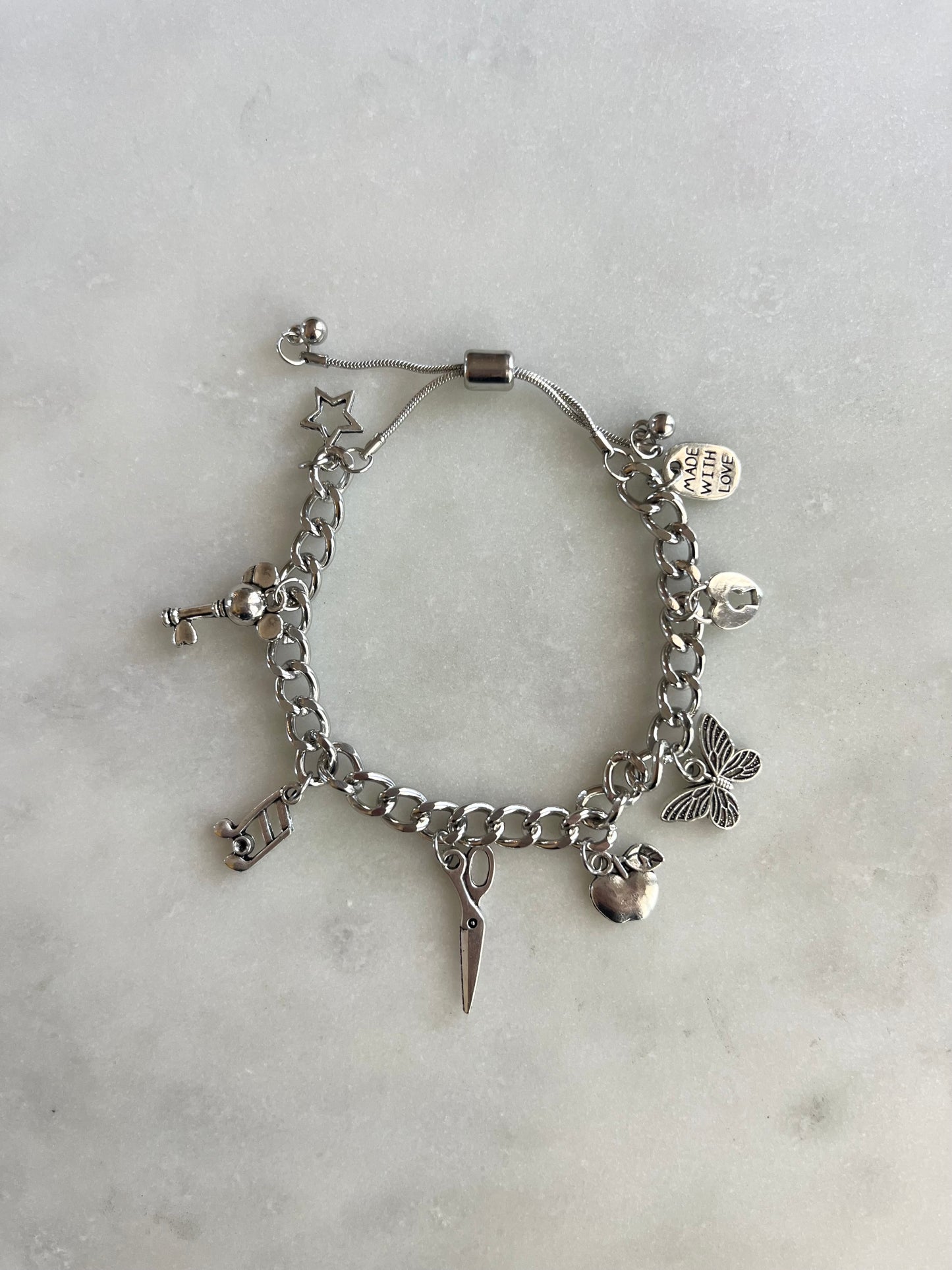 Silver Charm Bracelet